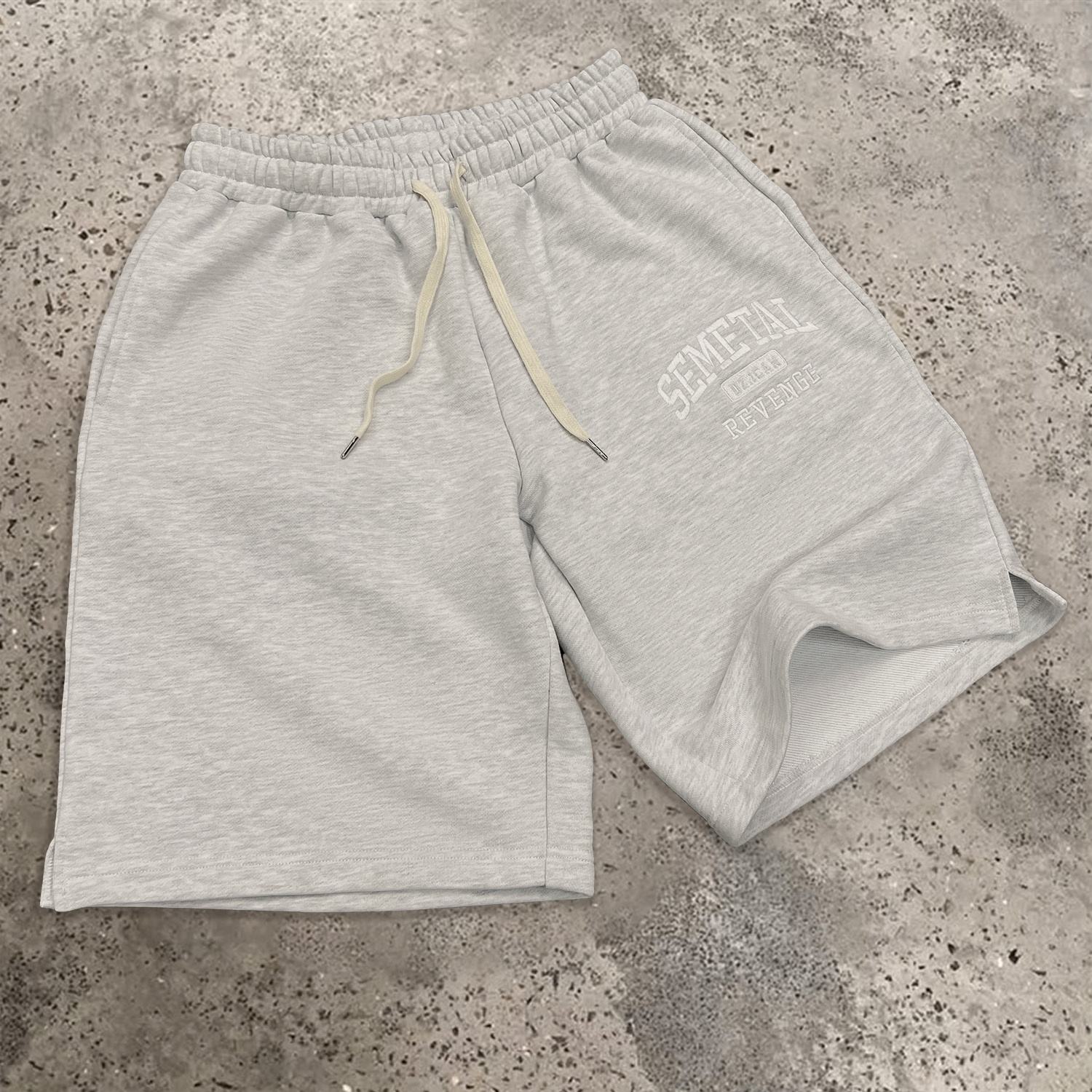 YITE Summer Stylish Men Embroidery Heavyweight Short Pants Manufacturer Custom Logo Casual Baggy Mens 100% Cotton Shorts