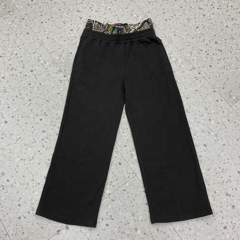 YITE Men's Wide Leg Baggy Sweat Trousers Fashion Streetwear Double Waist Oversized Sweatpants Men